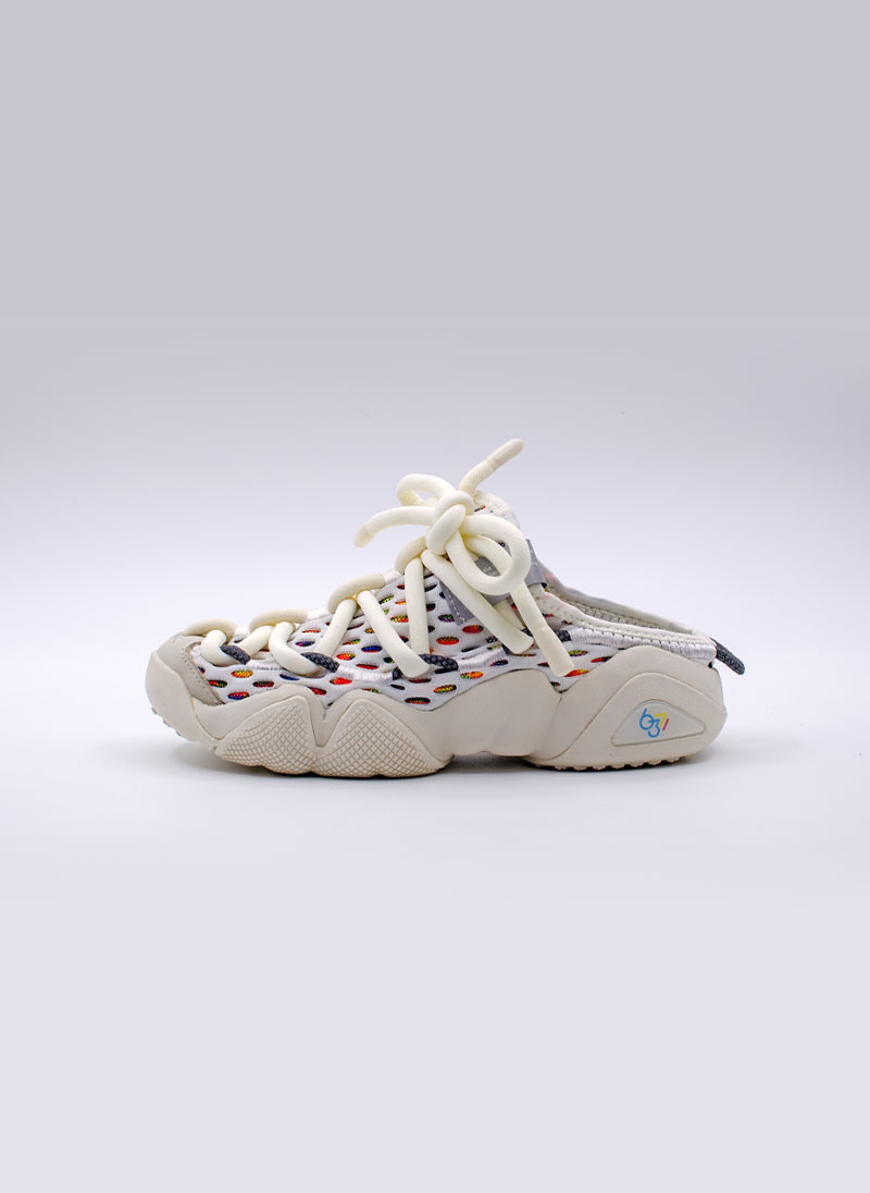 Кроссовки без пятки женские серии Basketball Culture Shoes (белый) ET52738E