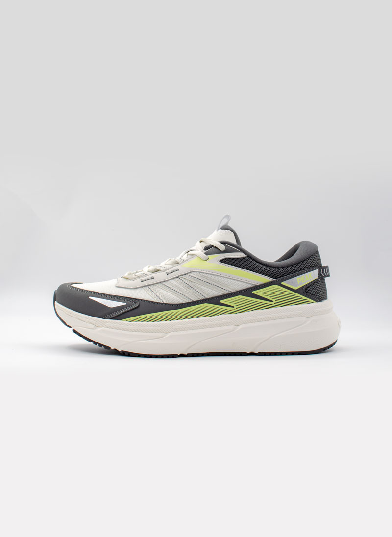 Беговые мужские кроссовки Peak Running (белый-светло-серый) EXT53807D