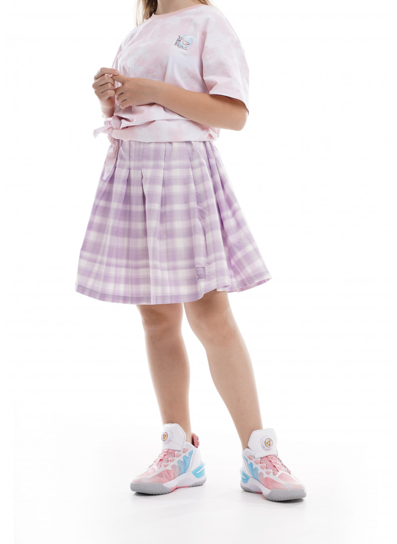 Юбка шорты детская (лавандовый-фиолетовый) FK33242