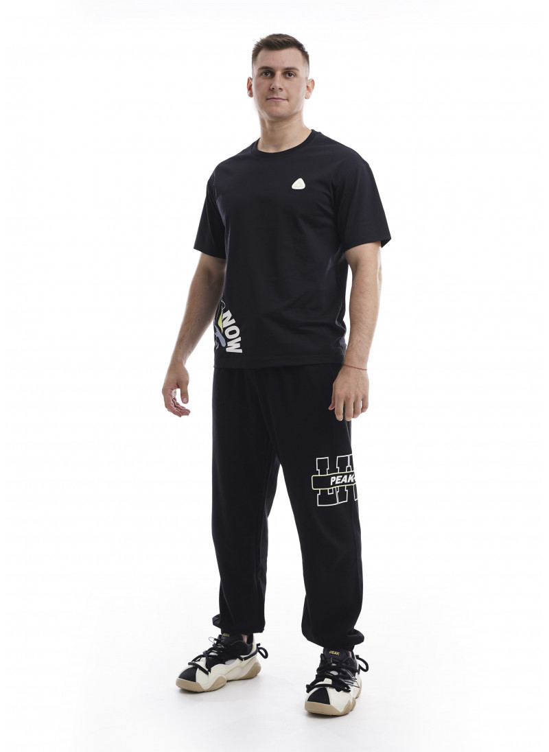 Мужские спортивные брюки PEAK LIVE FOR NOW (черный) FW3232401