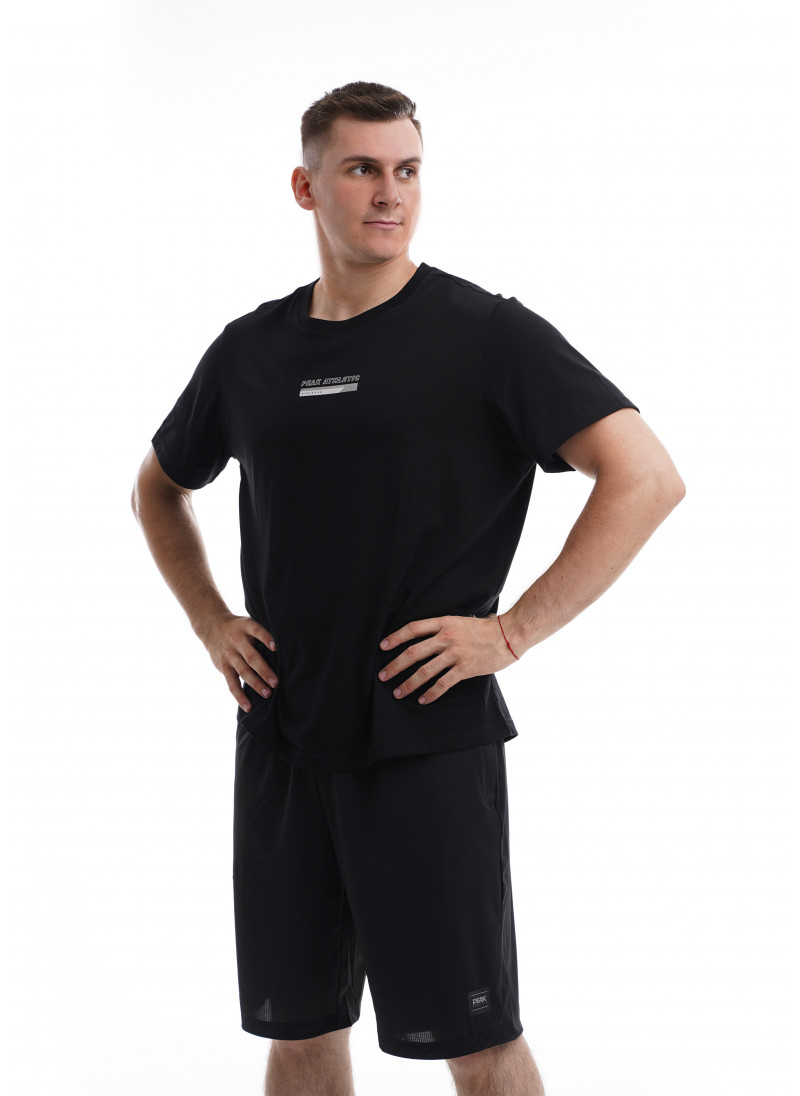 Базовая мужская футболка PEAK ATHLETICS (черный) FW6232159