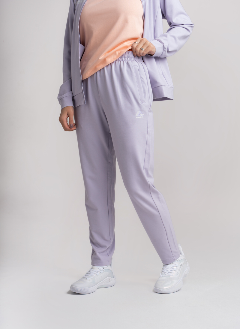 Трикотажные брюки женские PEAK ATHLETICS (фиолетовый) FWB241008